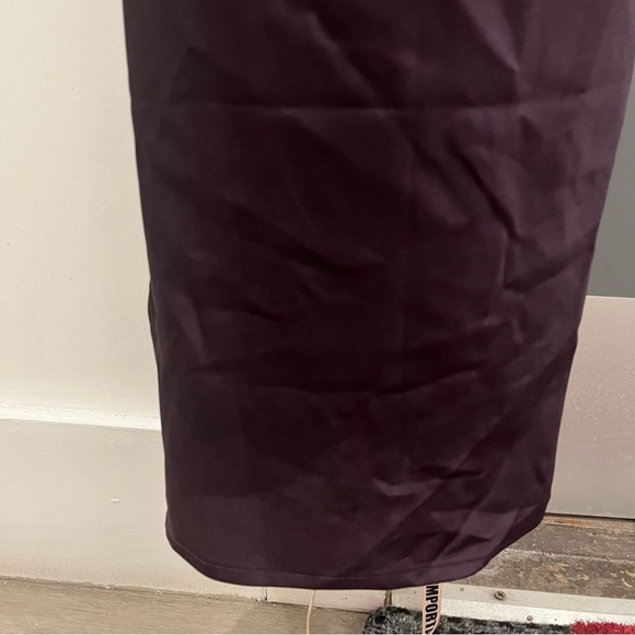 NWT House of CB Maxi Dress Purple Night Shade Satin Charmaine Wedding Guest XS - Picture 5 of 10